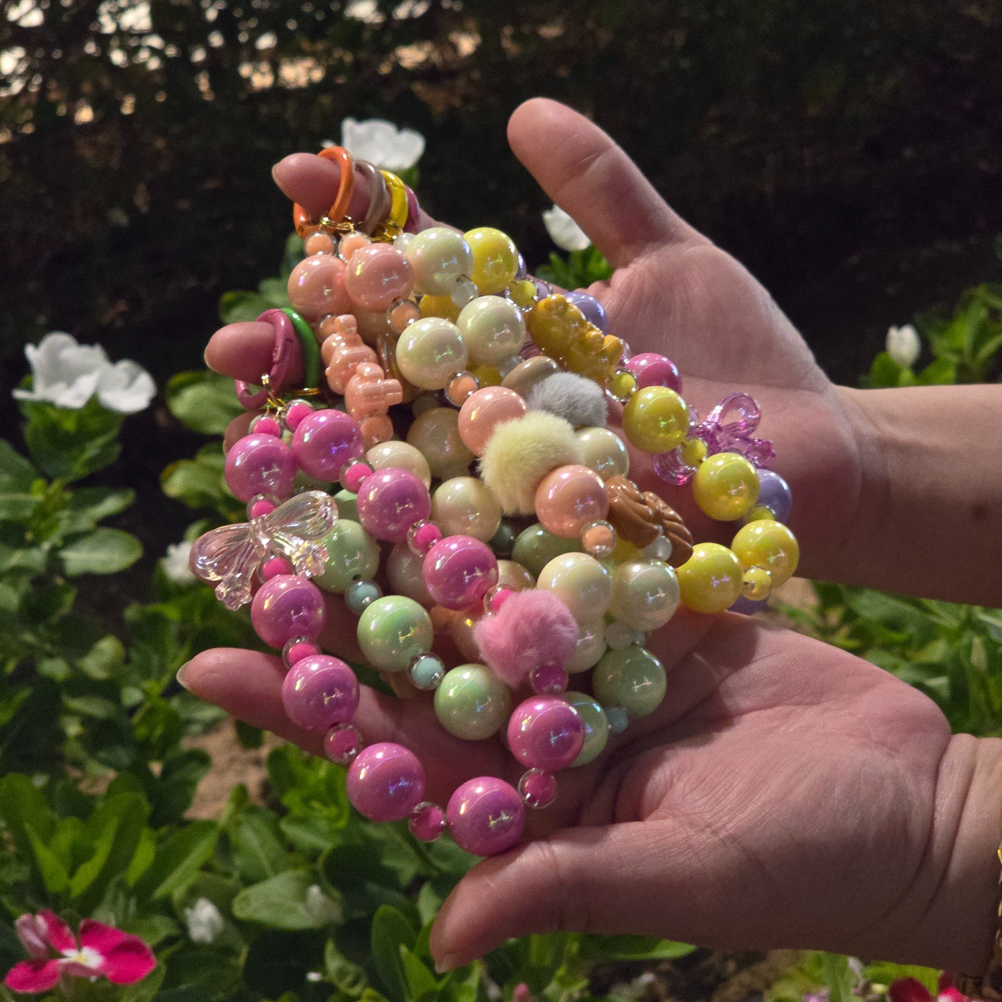 Mochi Beads Charm (Circle Ring)