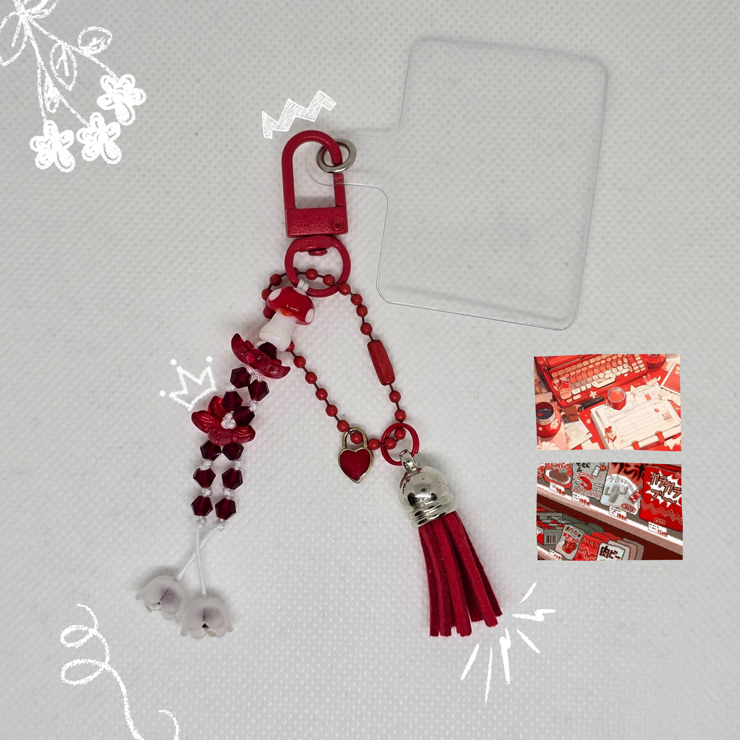 Red Shroom Charm