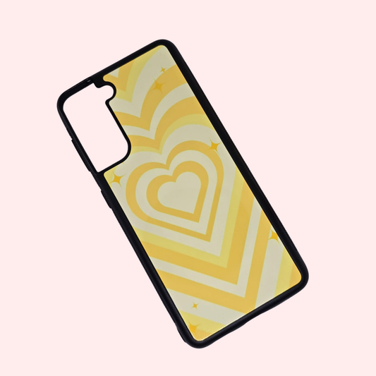 Yellow Hearteu Samsung S21